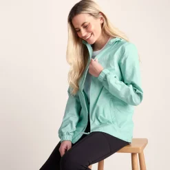 Craven Womens Waterproof Packaway Jacket - Eggshell Blue