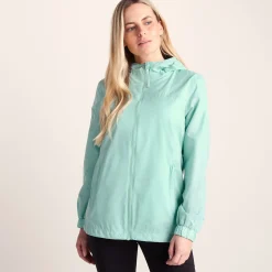 Craven Womens Waterproof Packaway Jacket - Eggshell Blue