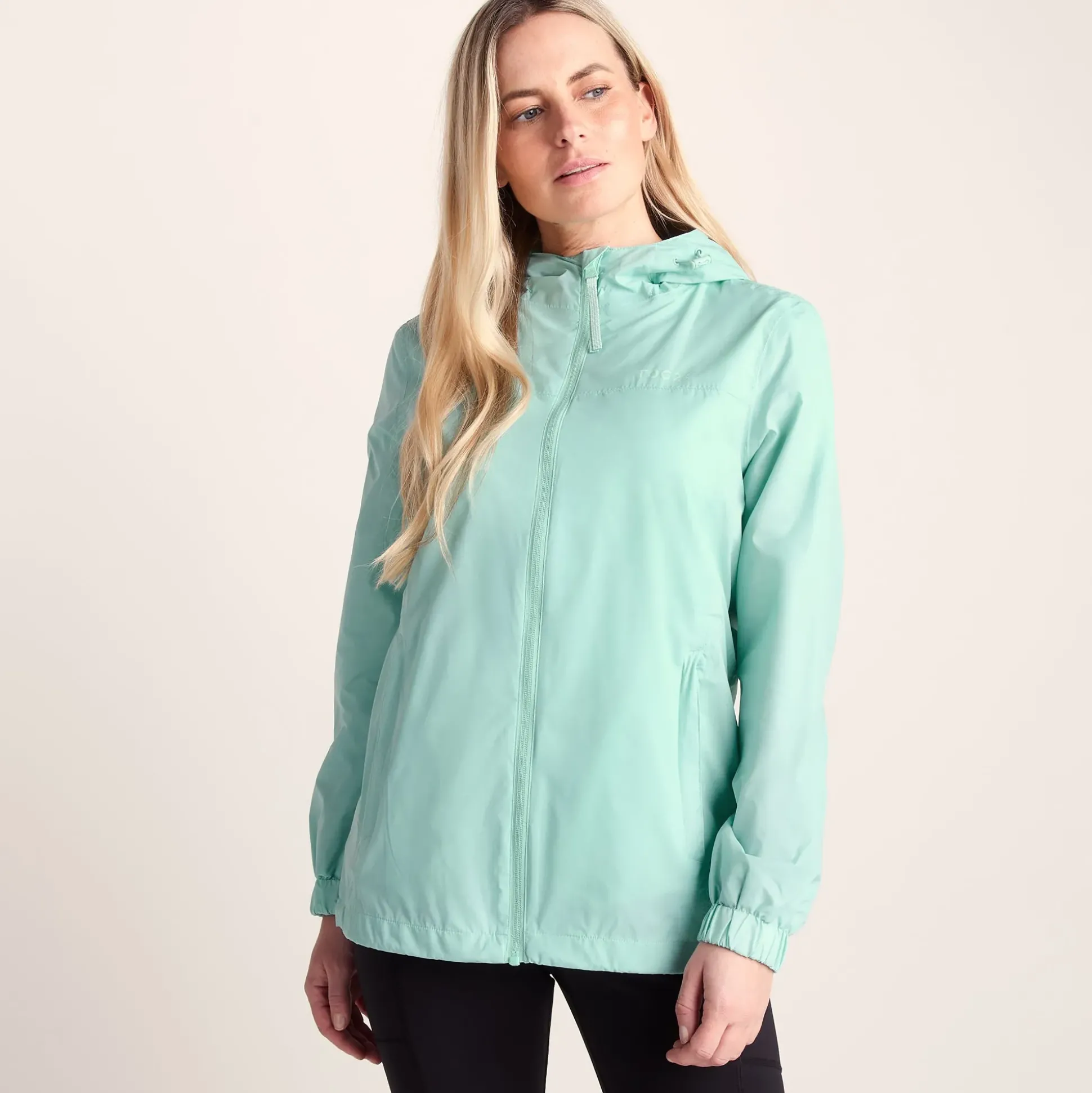 Craven Womens Waterproof Packaway Jacket - Eggshell Blue