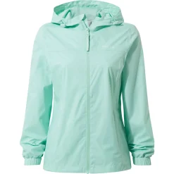Craven Womens Waterproof Packaway Jacket - Eggshell Blue