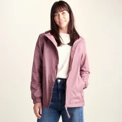 Craven Womens Waterproof Packaway Jacket - Mauve
