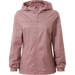 Craven Womens Waterproof Packaway Jacket - Mauve