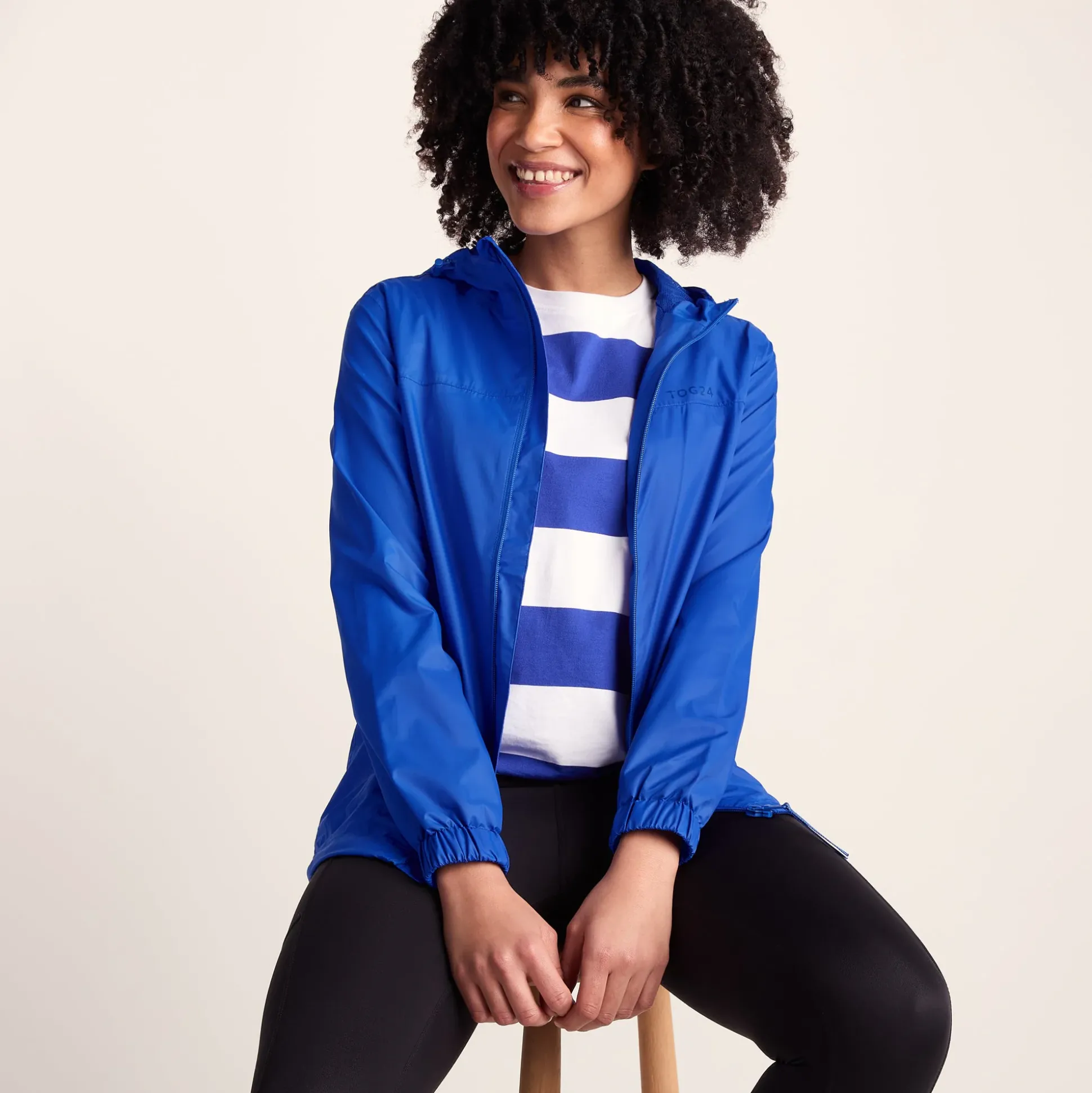 Craven Womens Waterproof Packaway Jacket - Ultra-Marine Blue