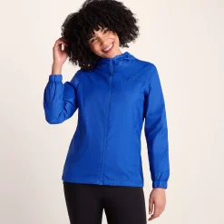 Craven Womens Waterproof Packaway Jacket - Ultra-Marine Blue