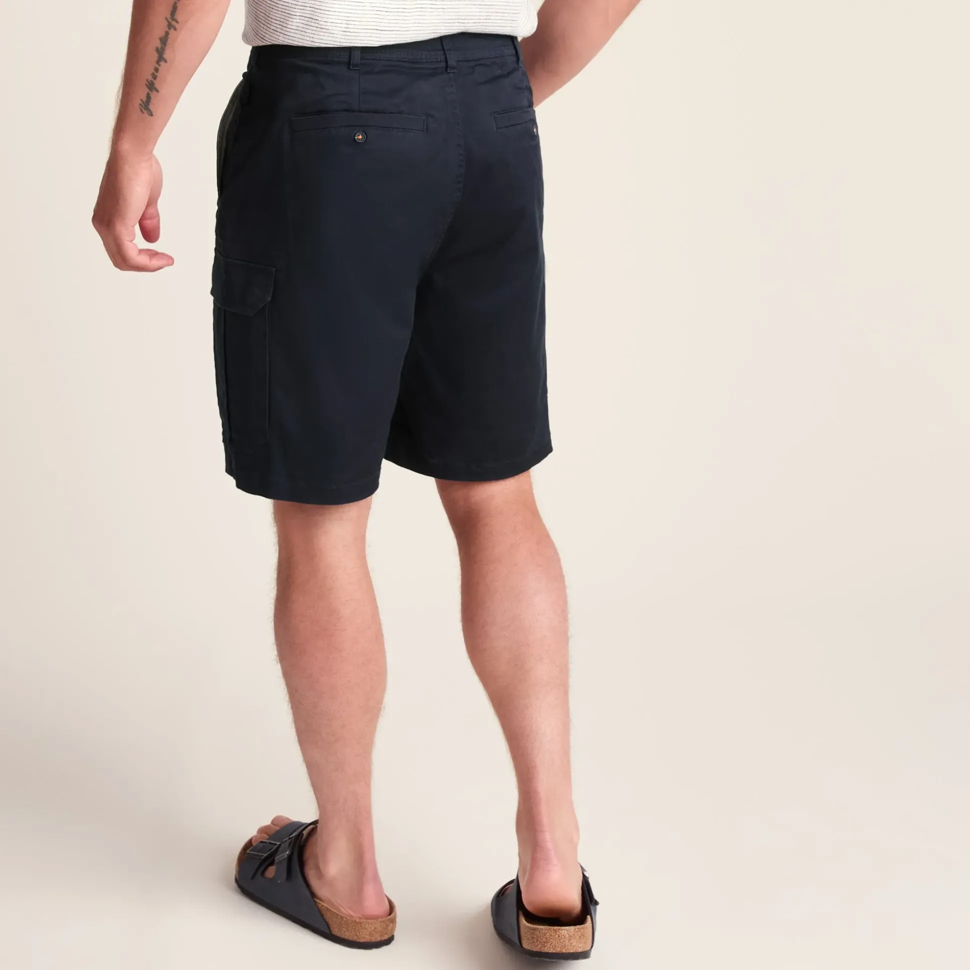 Credo Mens Supersoft Cargo Shorts - Dark Indigo