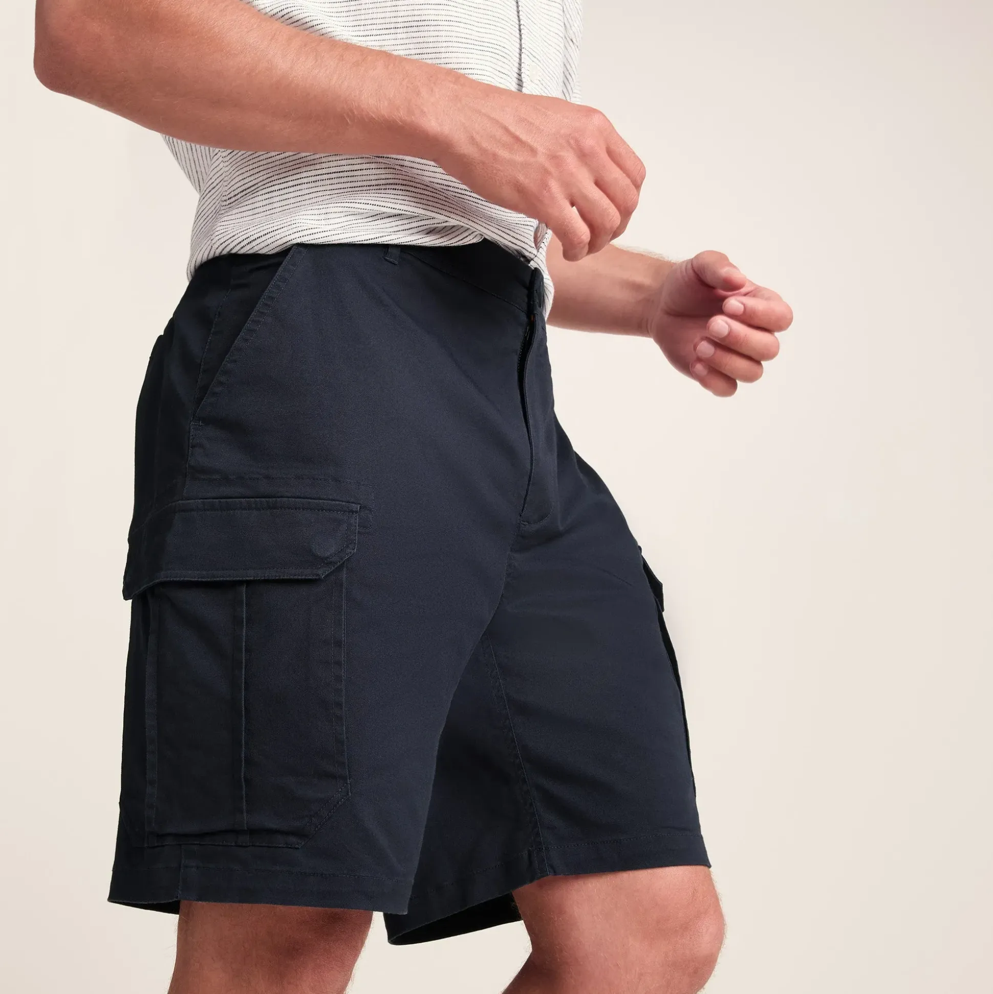 Credo Mens Supersoft Cargo Shorts - Dark Indigo