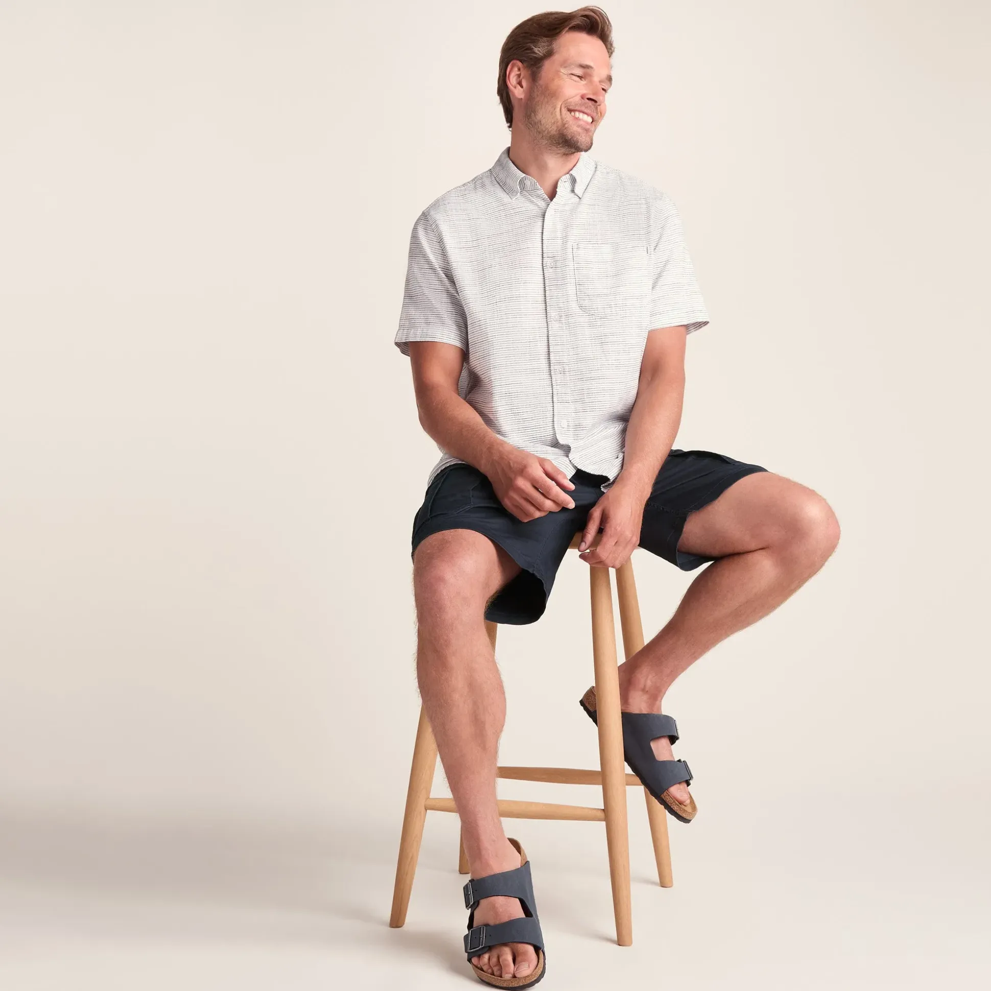 Credo Mens Supersoft Cargo Shorts - Dark Indigo