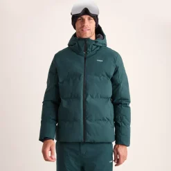 Davos Mens Shower Resistant Insulated Ski Jacket - Dark Turquoise