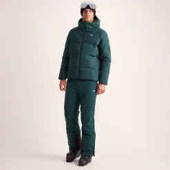 Davos Mens Shower Resistant Insulated Ski Jacket - Dark Turquoise