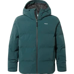 Davos Mens Shower Resistant Insulated Ski Jacket - Dark Turquoise