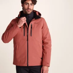 Denton Mens 3-in-1 Waterproof Jacket - Clay