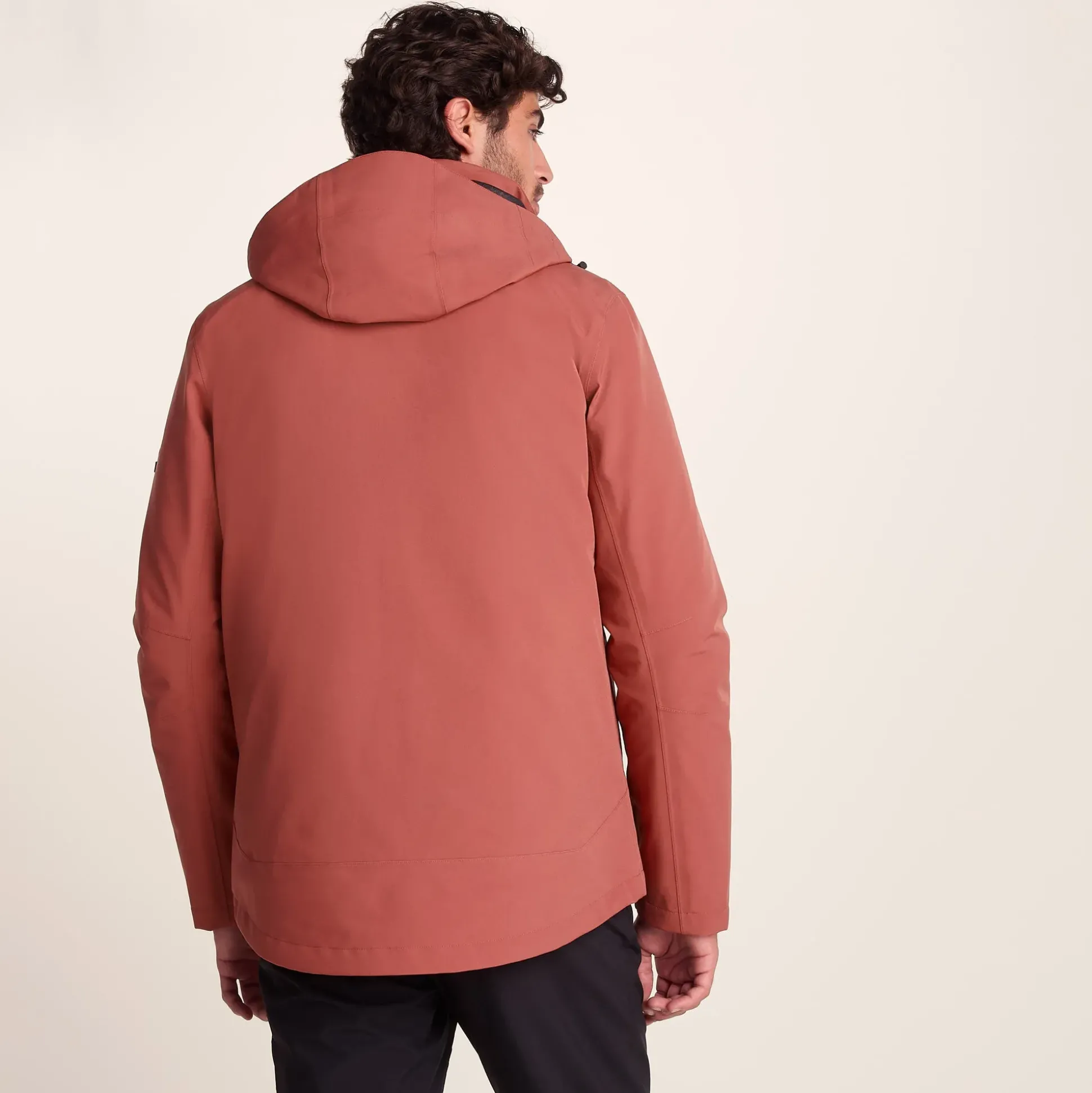 Denton Mens 3-in-1 Waterproof Jacket - Clay