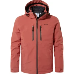 Denton Mens 3-in-1 Waterproof Jacket - Clay