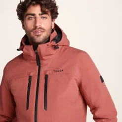 Denton Mens 3-in-1 Waterproof Jacket - Clay