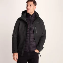 Denton Mens 3-in-1 Waterproof Jacket - Black