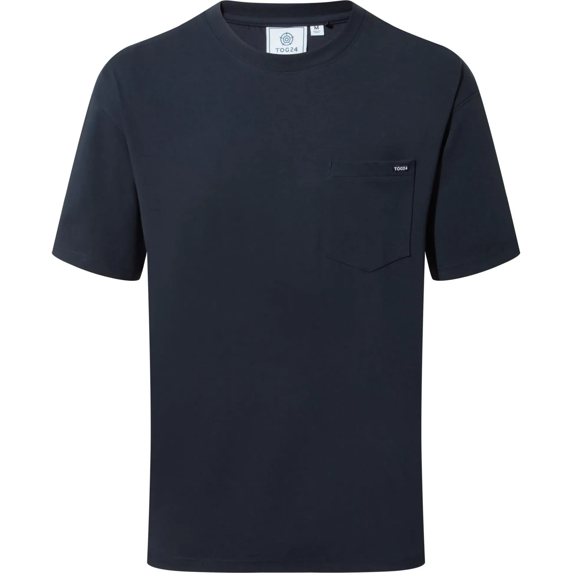 Denva Mens Oversized Premium Heavyweight 100% Cotton Jersey T-Shirt - Dark Indigo