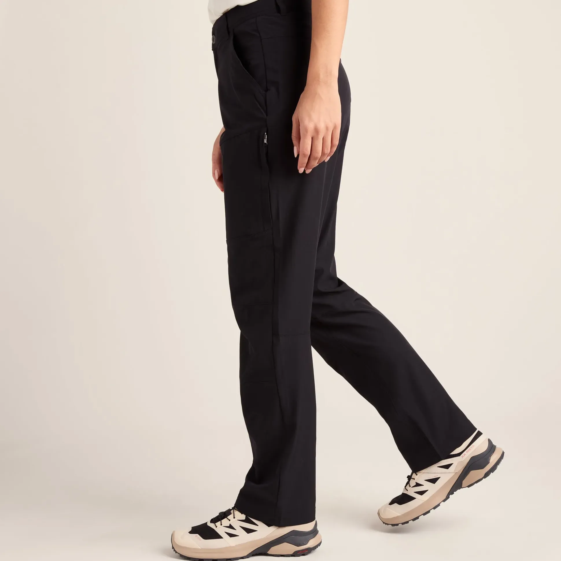 Denver Womens Walking Trousers Long - Black