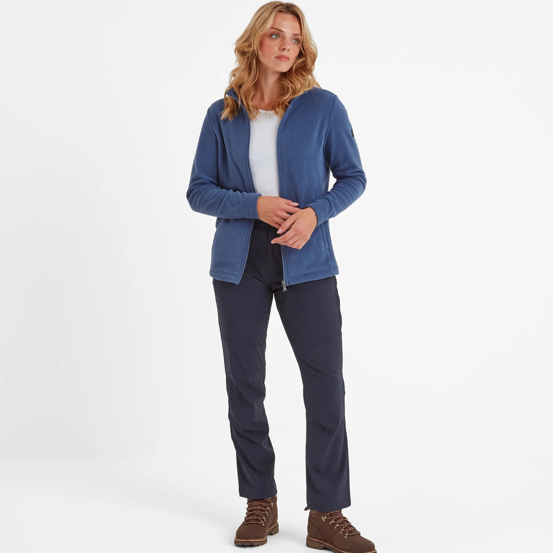 Denver Womens Walking Trousers Long - Navy