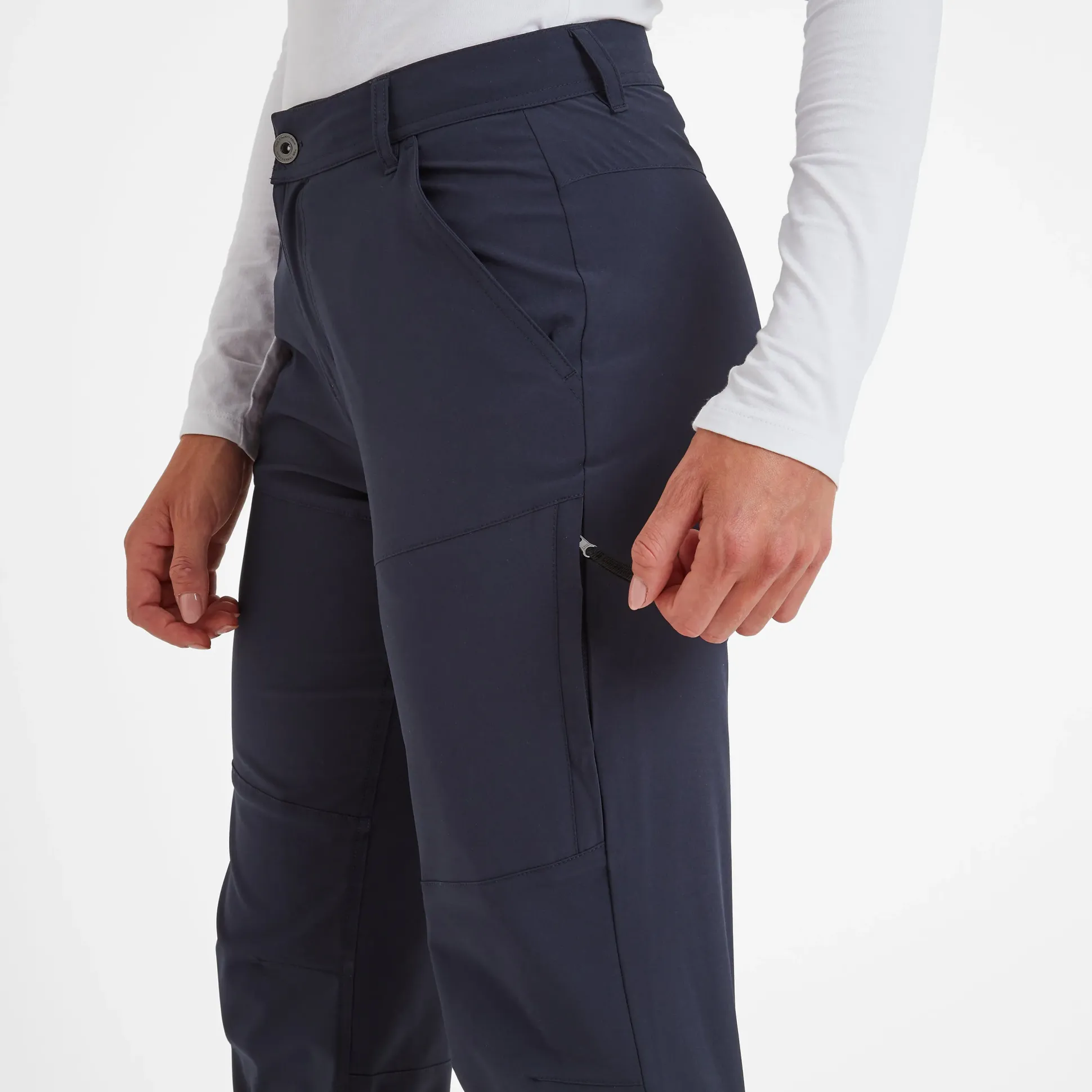 Denver Womens Walking Trousers Long - Navy