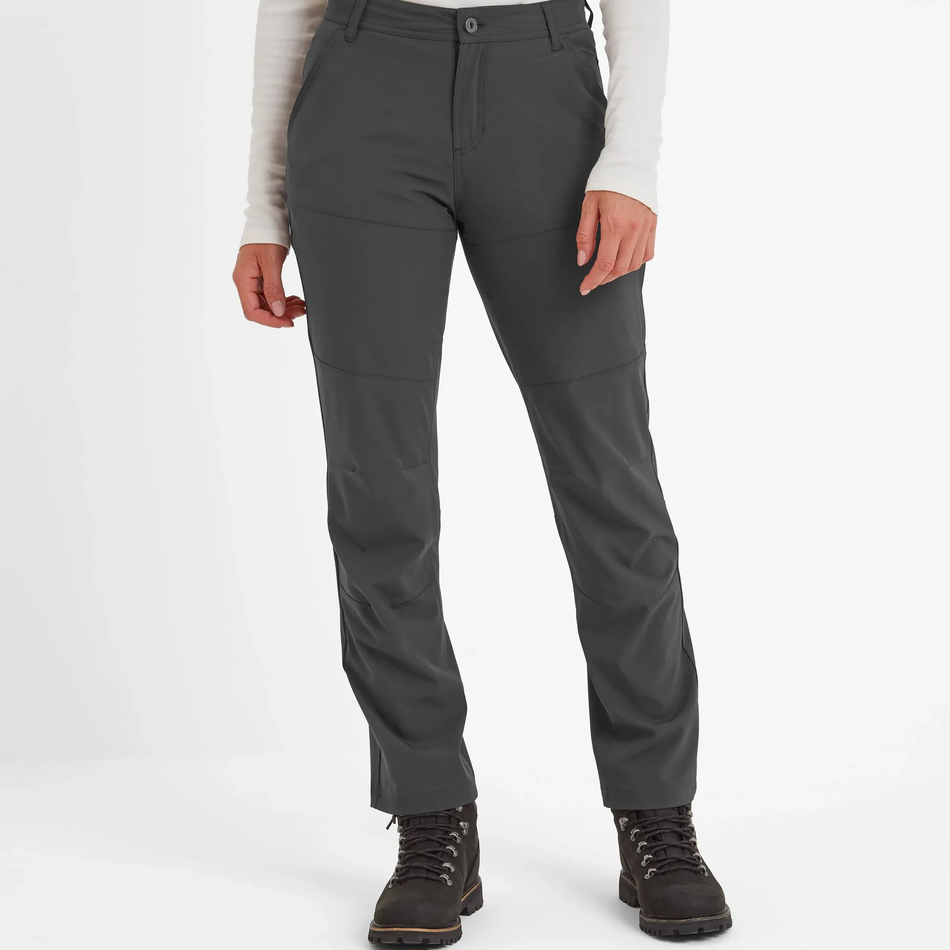 Denver Womens Walking Trousers Long - Storm