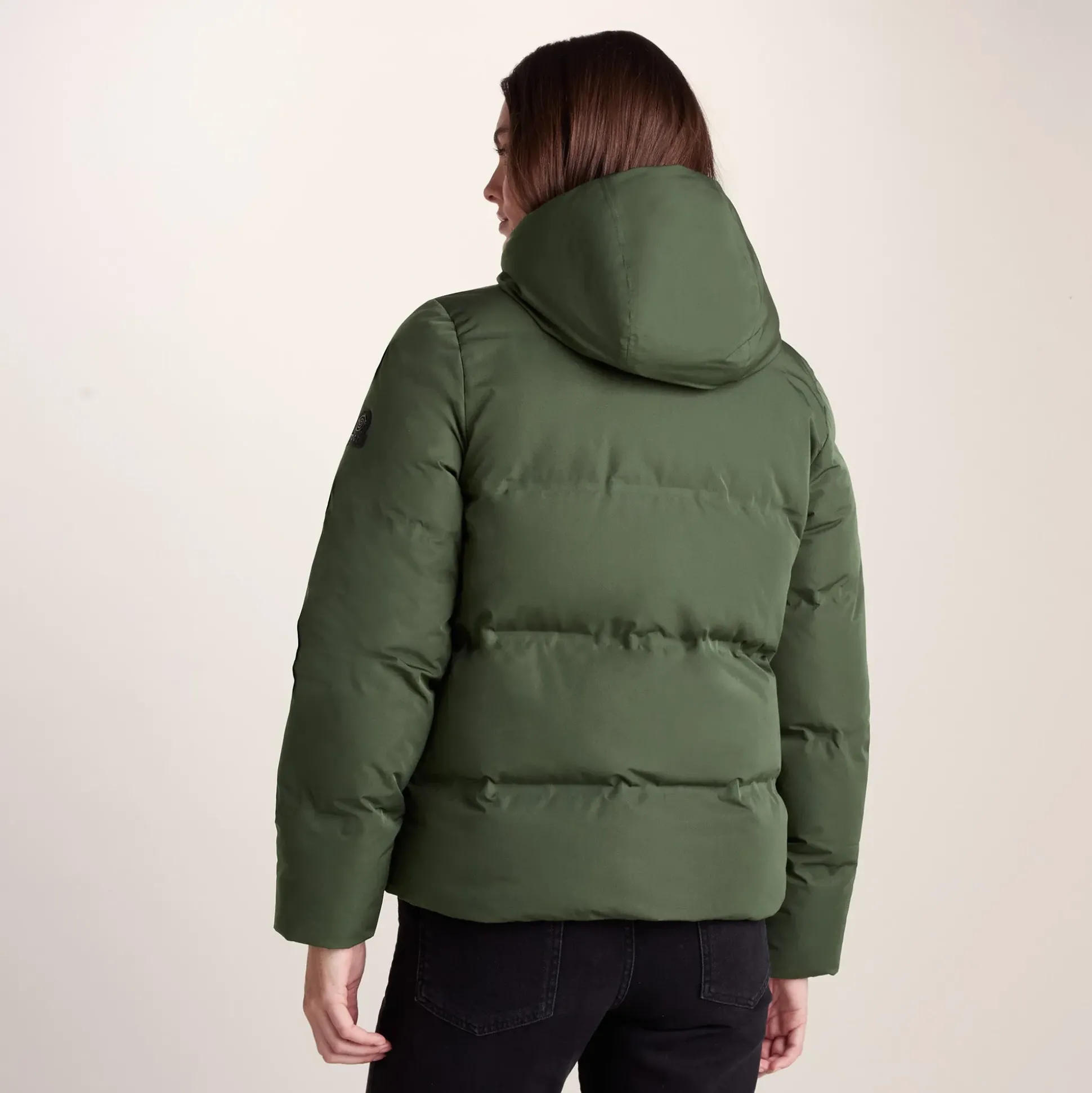 Dina Womens Shower Resistant Insulated Jacket - Dark Green