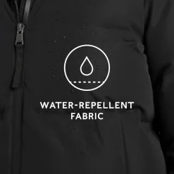 Dina Womens Shower Resistant Insulated Jacket - Black