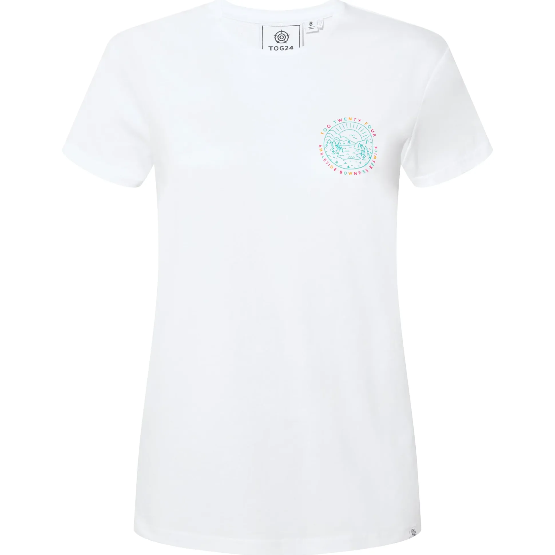 District Womens 100% Cotton Supersoft T-Shirt - Optic White