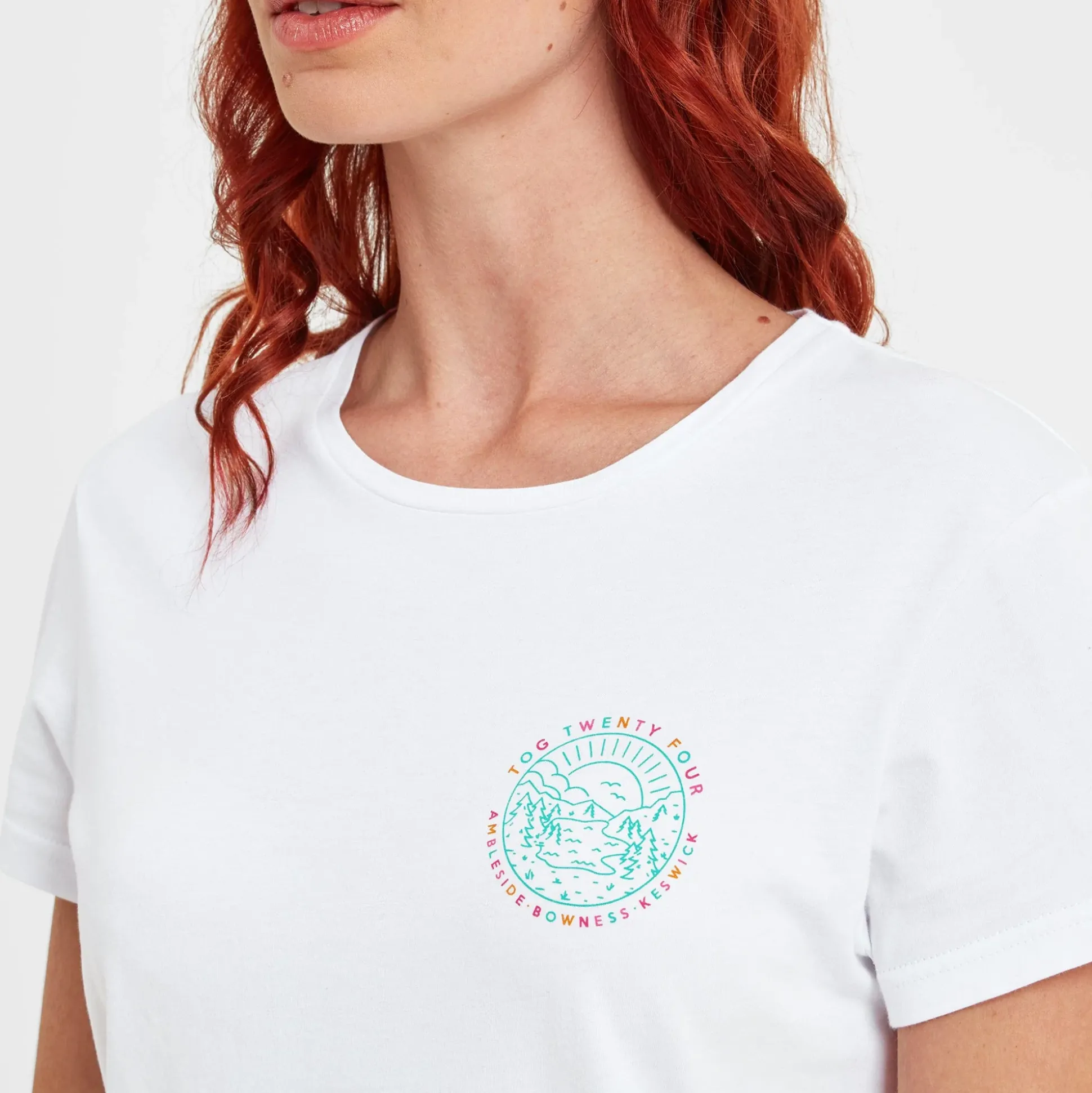 District Womens 100% Cotton Supersoft T-Shirt - Optic White