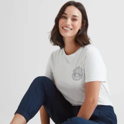 District Womens 100% Cotton Supersoft T-Shirt - Ice Grey Marl