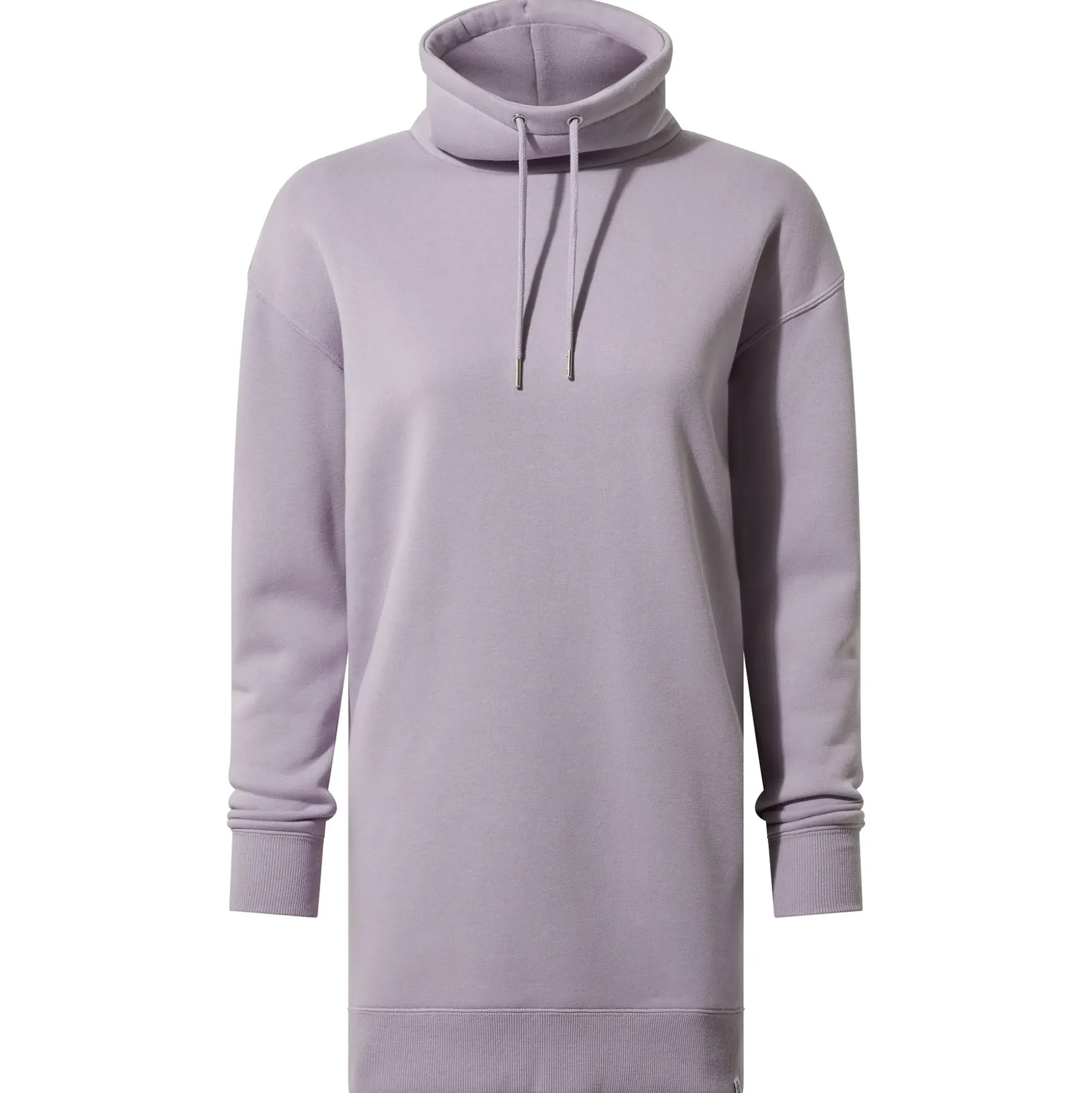 Drakeford Womens Supersoft Longline Sweat - Lavender Grey