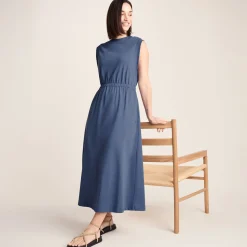Ebony Womens Supersoft Dress - Smokey Blue