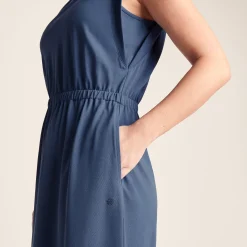 Ebony Womens Supersoft Dress - Smokey Blue