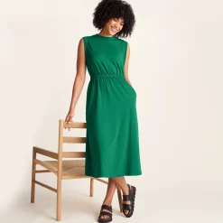 Ebony Womens Supersoft Dress - Green
