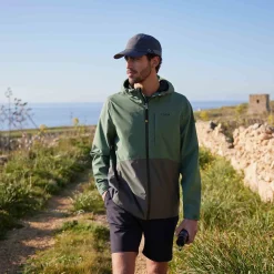 Ellon Mens Waterproof Jacket - Deep Slate/Light Forest