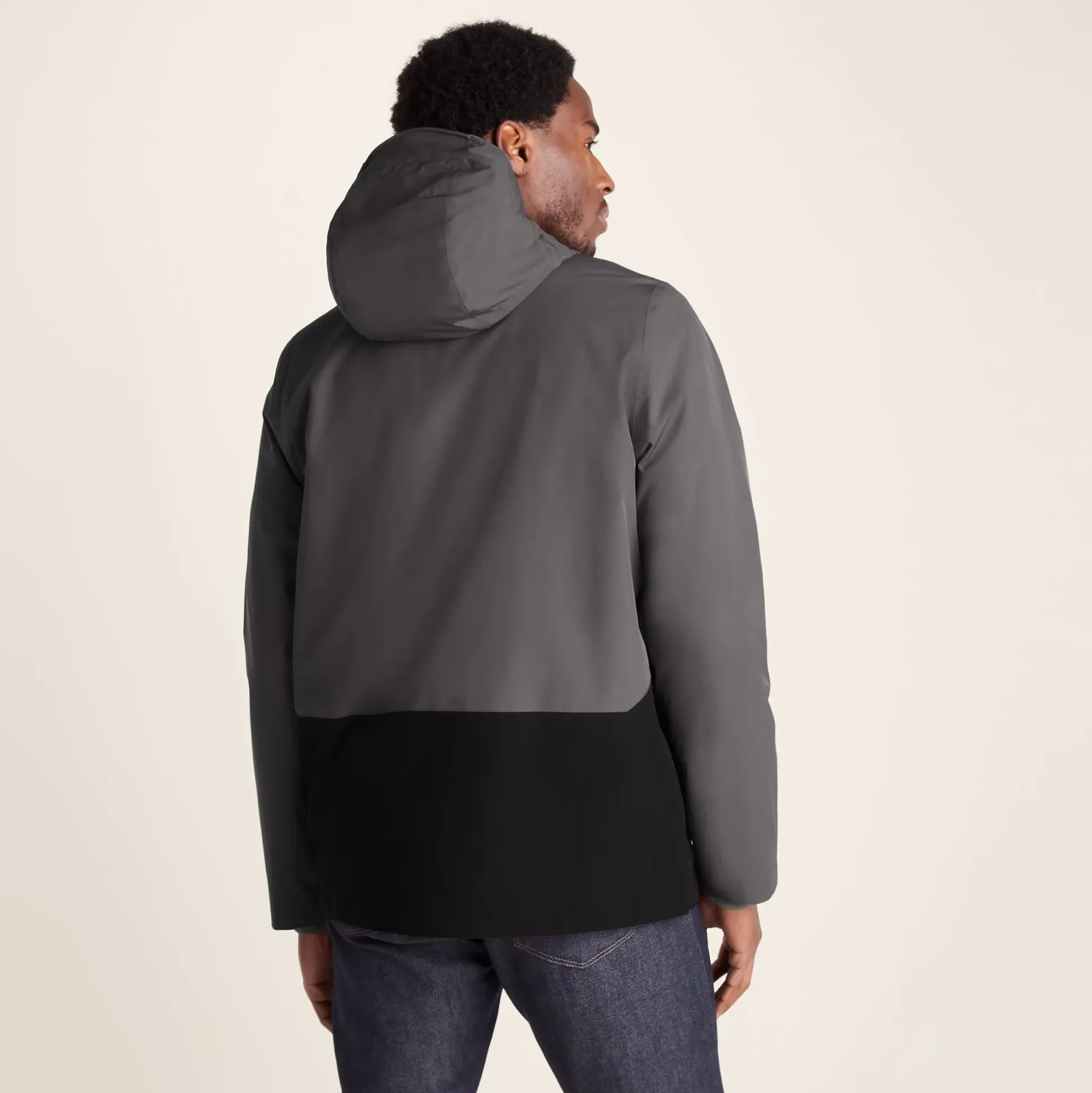 Ellon Mens Waterproof Jacket - Black/Deep Slate