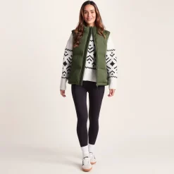 Elyna Womens Shower Resistant Insulated Gilet - Dark Green