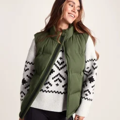 Elyna Womens Shower Resistant Insulated Gilet - Dark Green