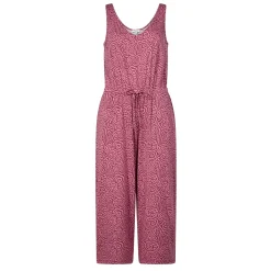 Emmie Womens Supersoft Jumpsuit - Black Raspberry Wiggle Print