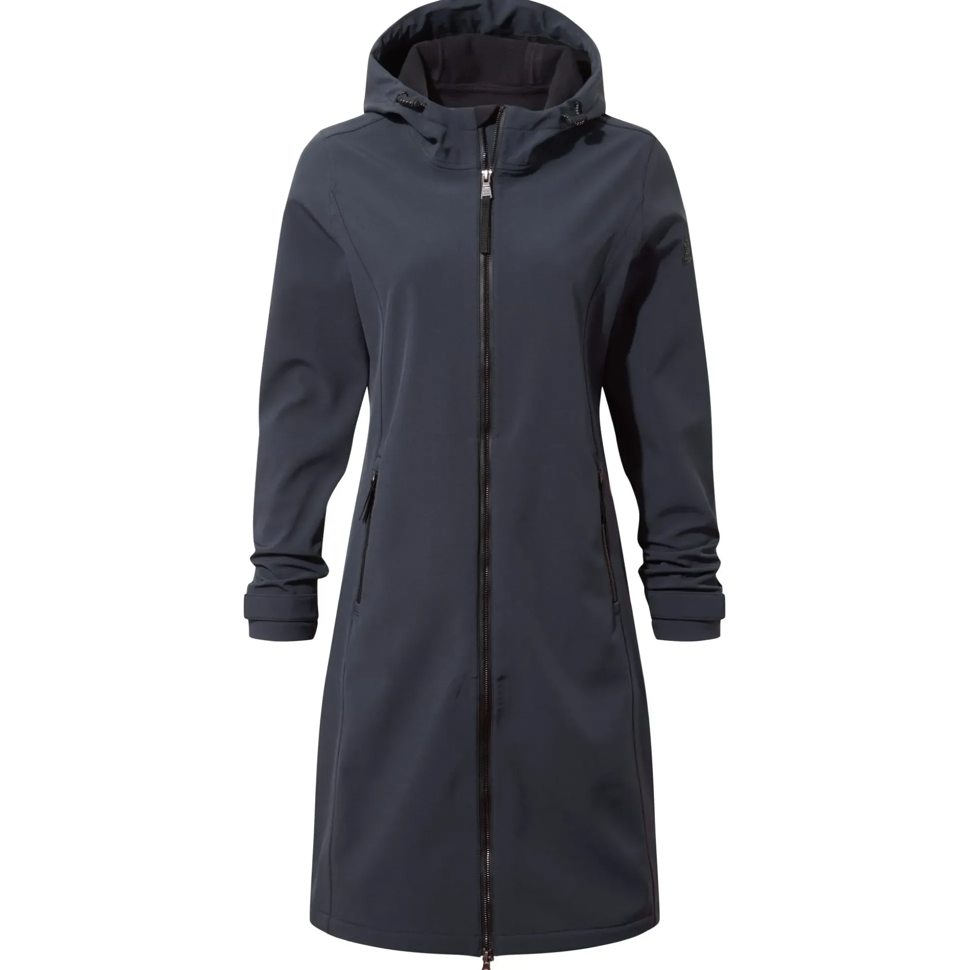 Enya Womens Longline Waterproof Softshell Jacket - Dark Indigo