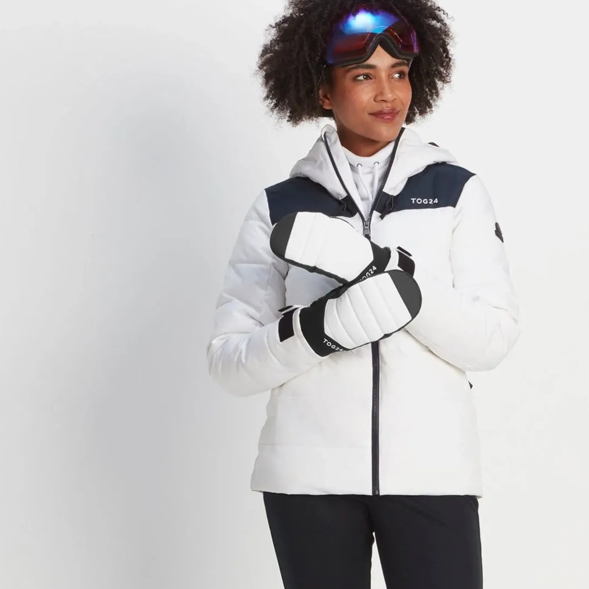 Escapade Ski Mitts - Optic White