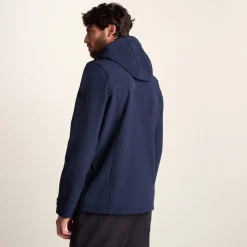 Feizor Mens Shower Resistant Softshell Hooded Jacket - Navy