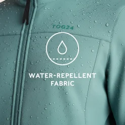 Feizor Mens Shower Resistant Softshell Jacket - Hydro Blue