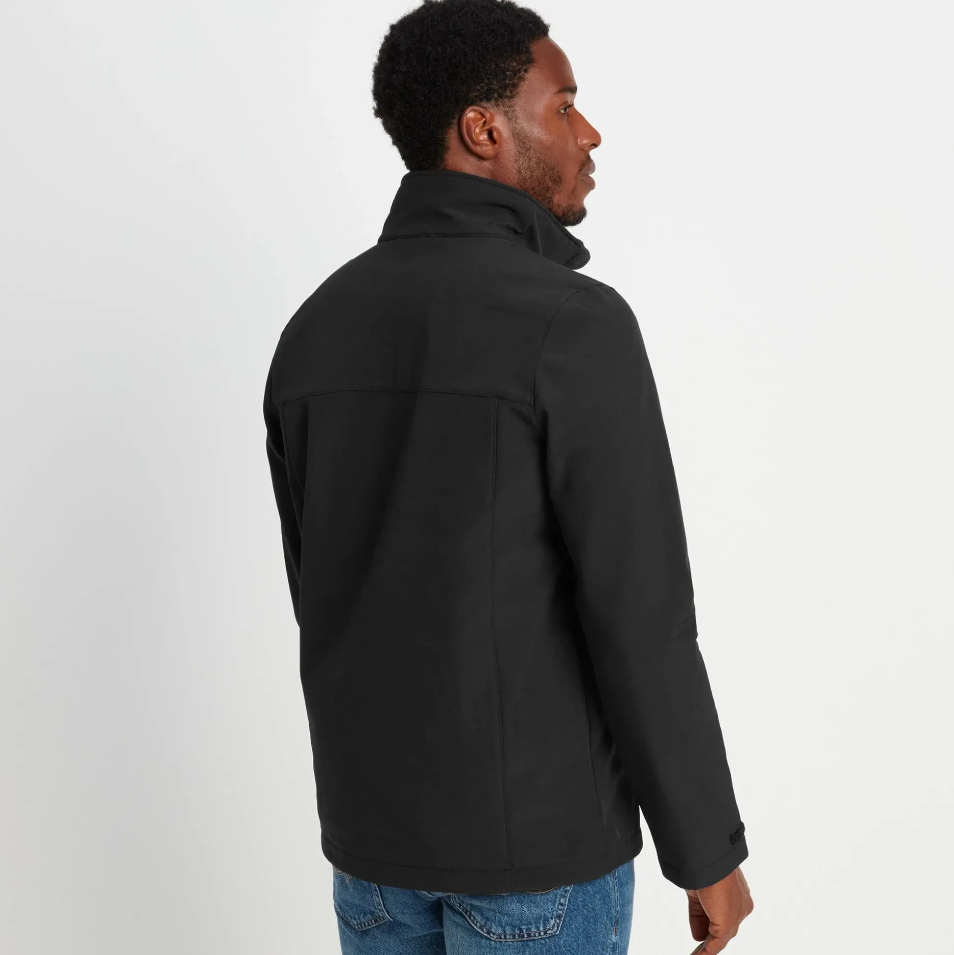 Feizor Mens Shower Resistant Softshell Jacket - Black