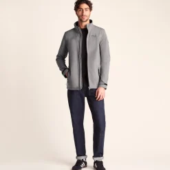 Feizor Mens Shower Resistant Softshell Jacket - Dark Grey Marl