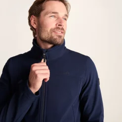 Feizor Mens Shower Resistant Softshell Jacket - Navy