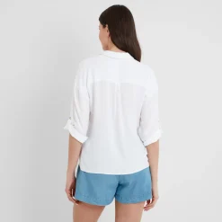Felicia Womens Shirt Short Sleeve - Optic White