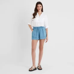 Felicia Womens Shirt Short Sleeve - Optic White