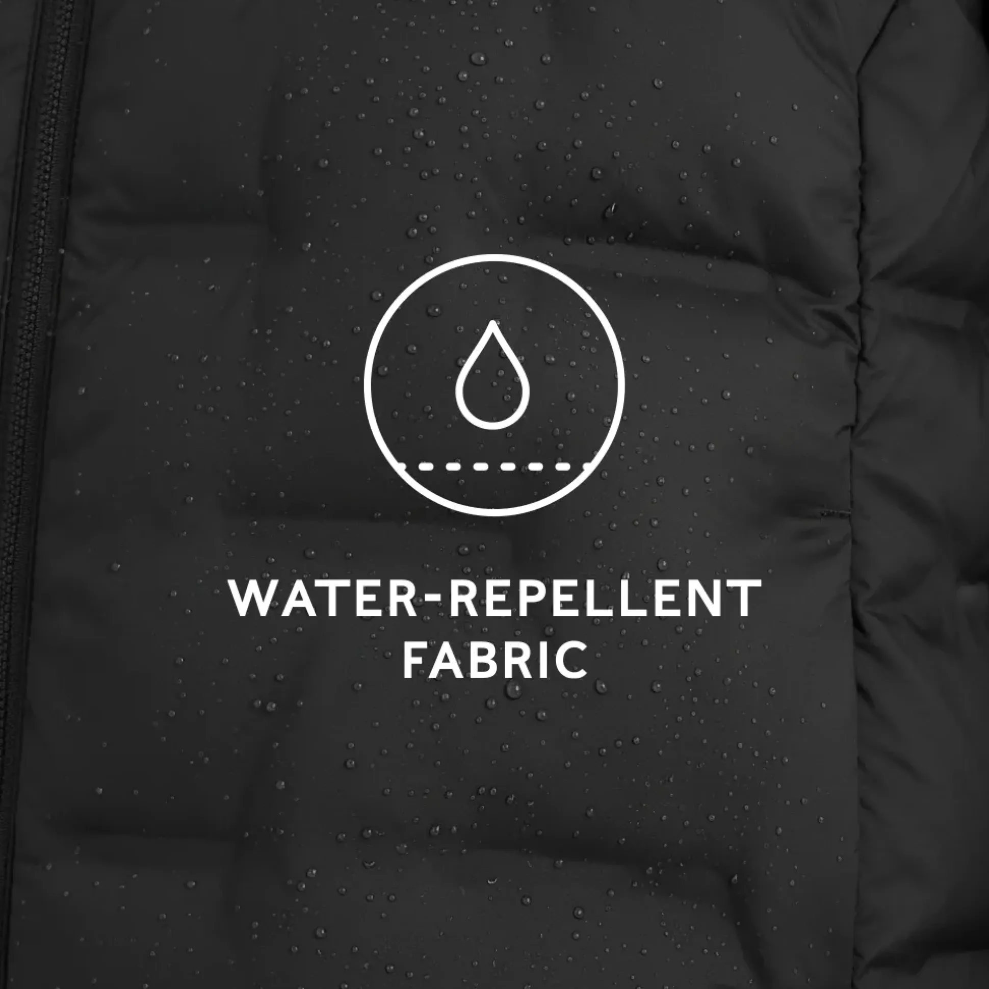 Fender Mens Shower Resistant Insulated Jacket - Black