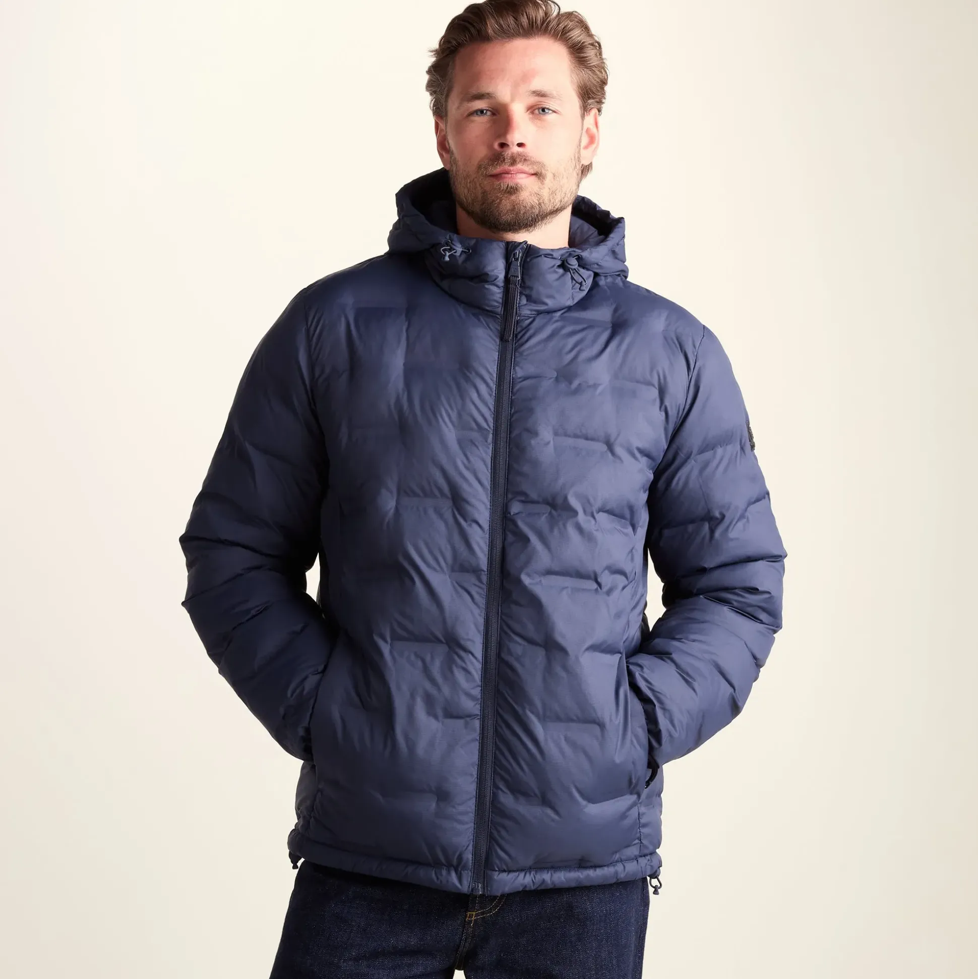 Fender Mens Shower Resistant Insulated Jacket - Dark Indigo