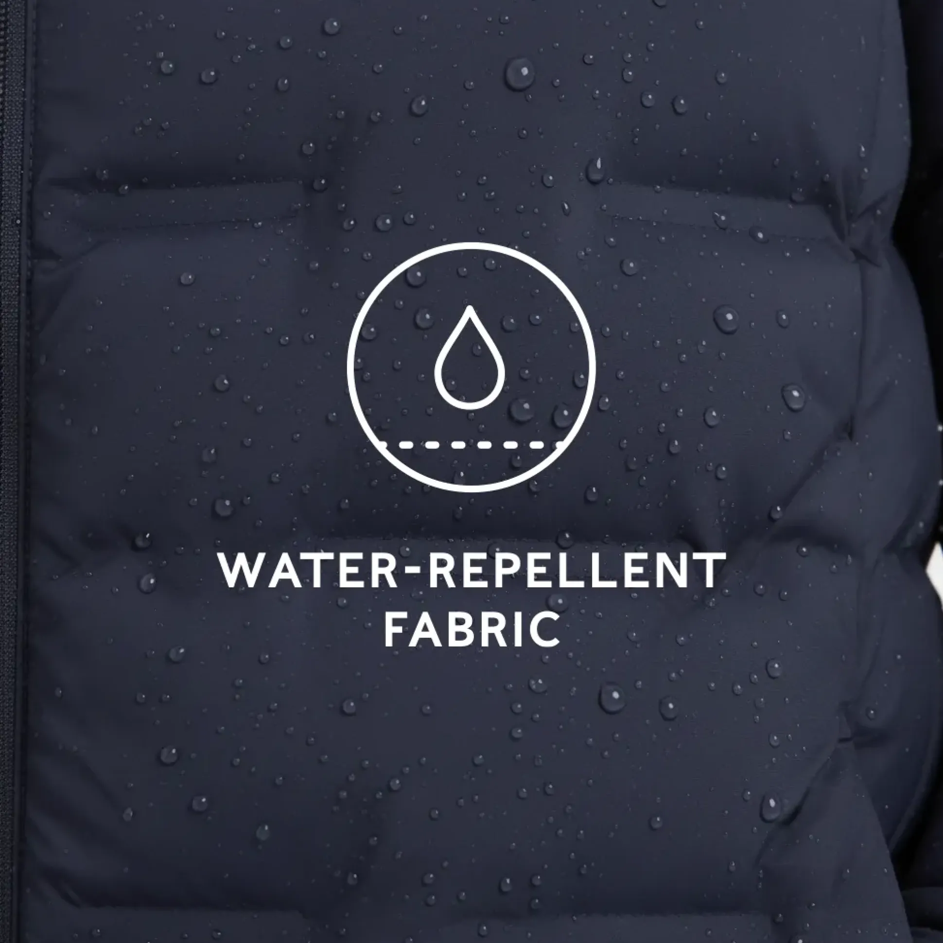 Fender Mens Shower Resistant Insulated Jacket - Dark Indigo